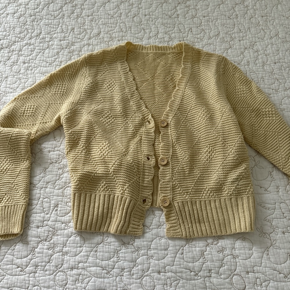 Cream cardigan